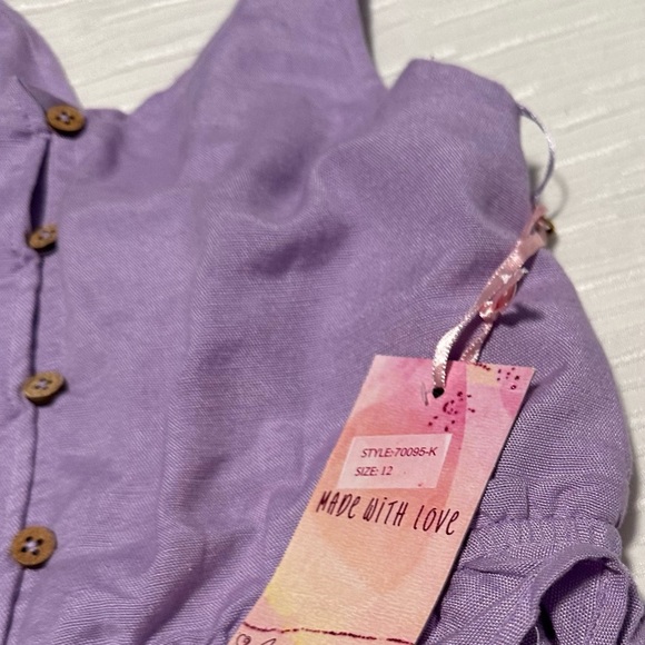 Girls Shorts Romper 1 piece​ - Picture 3 of 4